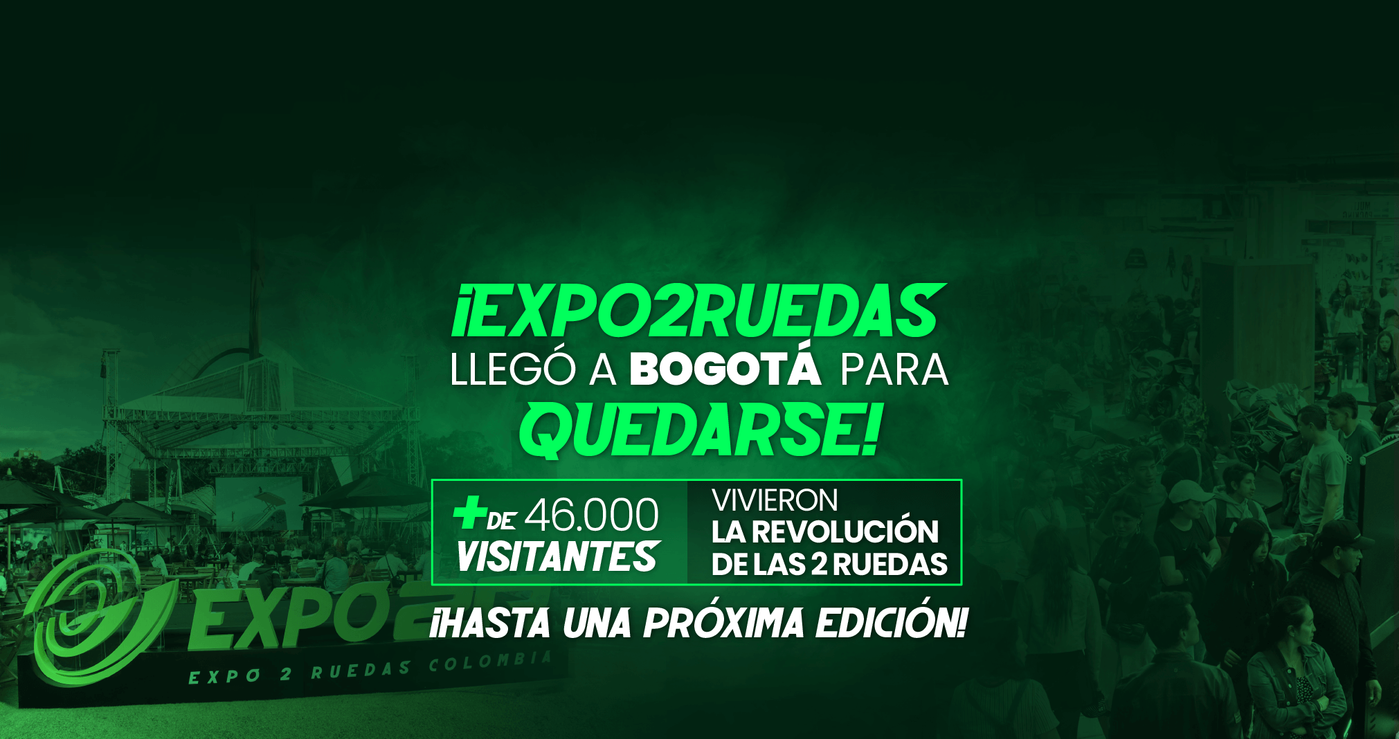 Stand Carrera Motos en Expo 2 Ruedas 2025 - Expositor Oficial Bajaj